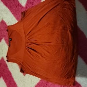 Ladies Red flowy tank top